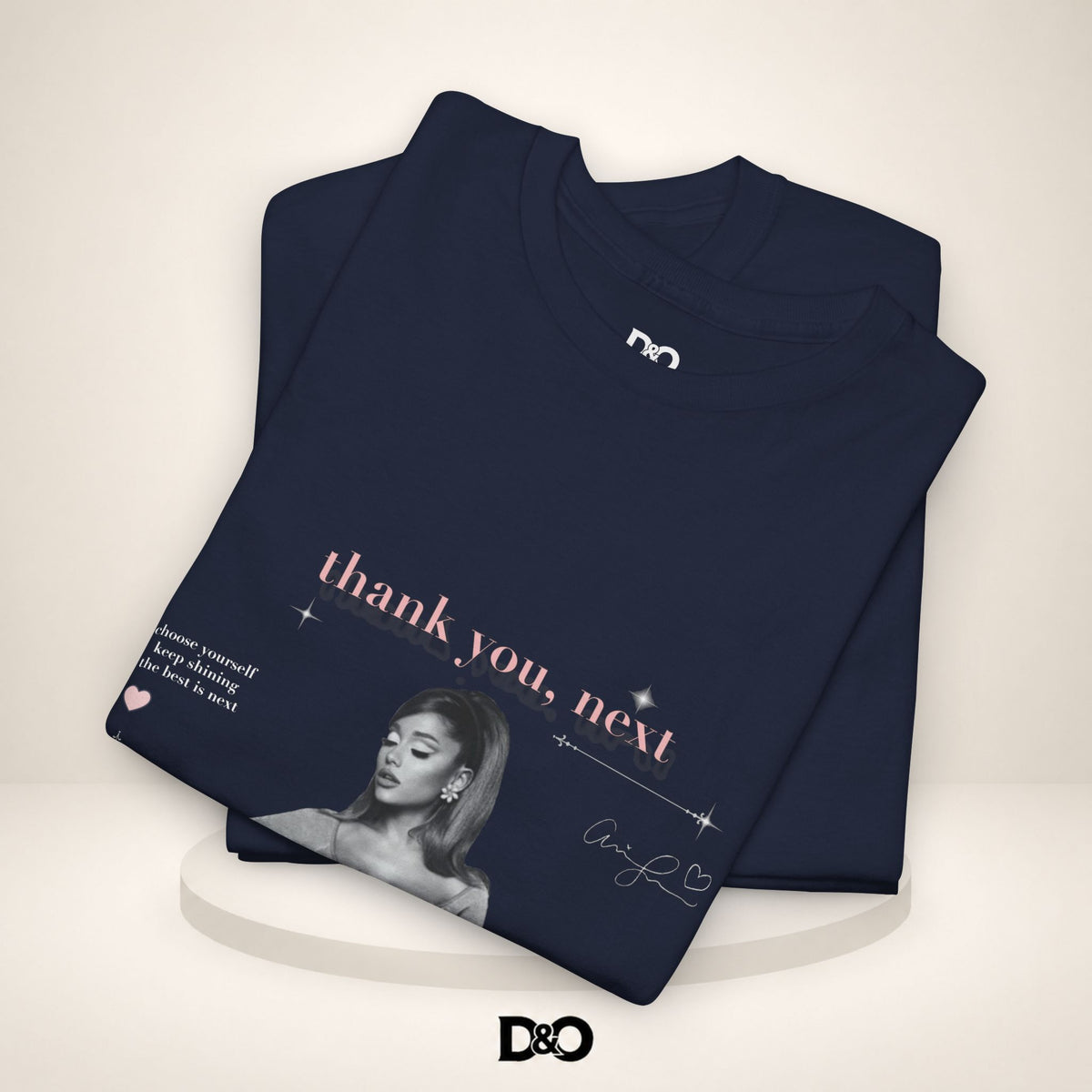 Danke, Nächster Tee — Ariana Retro Foto Grafik T-Shirt