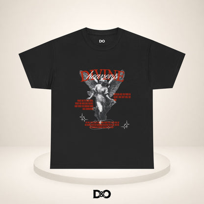 T-shirt graphique Ange Divin — T-shirt style statue vintage