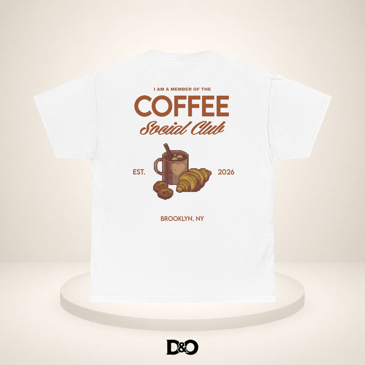Coffee Social Club Tee — "I Am a Member of the Coffee Social Club" Graphic T‑Shirt