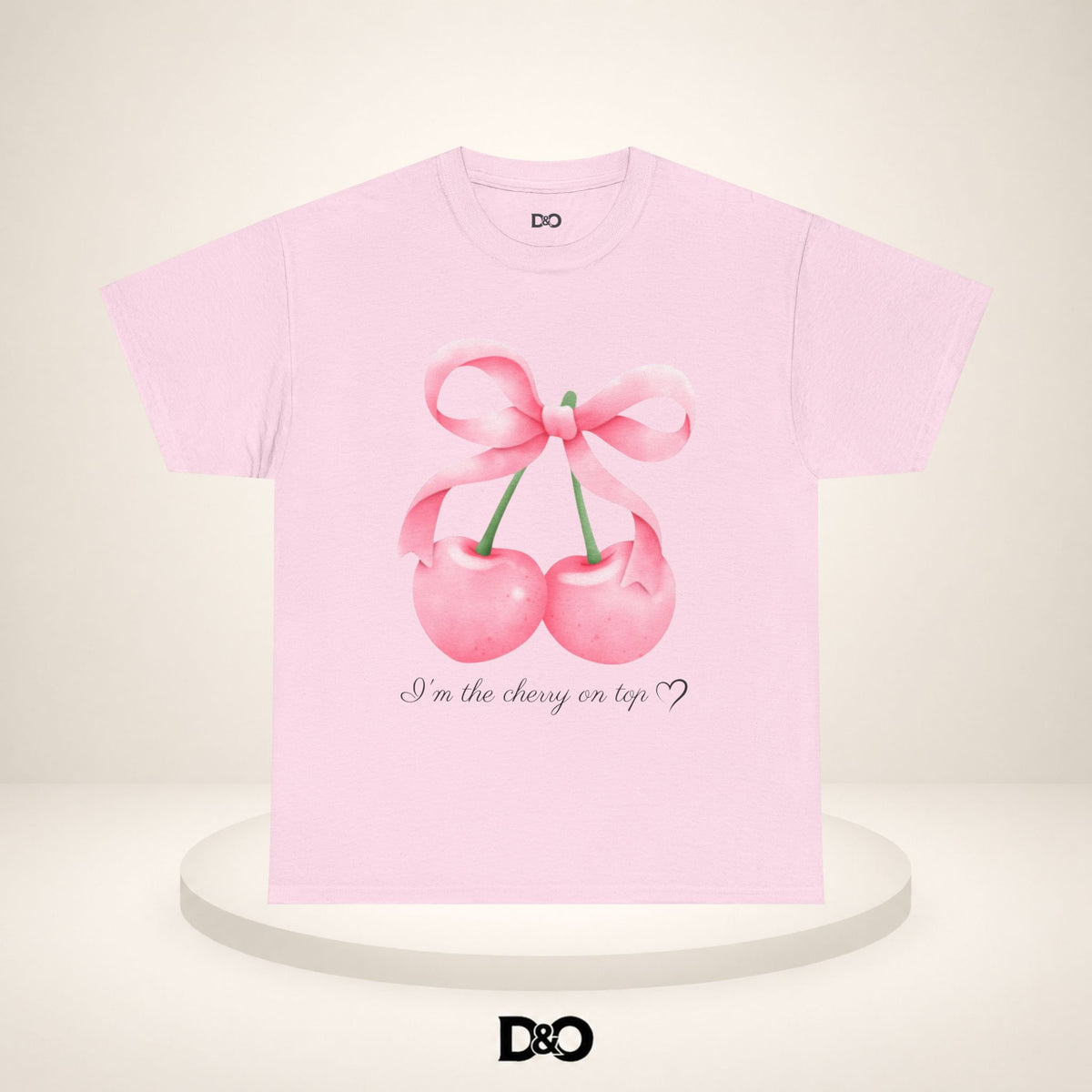 T-shirt Cerise sur le gâteau — T-shirt à motif « Je suis la cerise sur le gâteau »