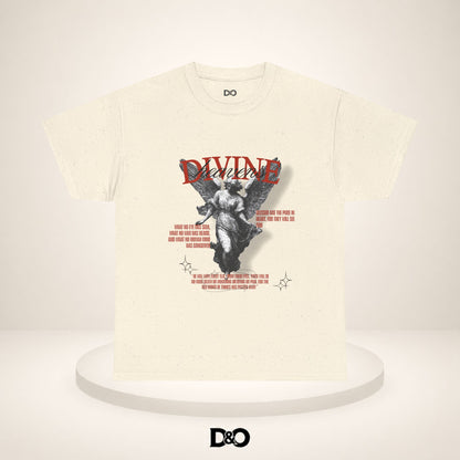T-shirt graphique Ange Divin — T-shirt style statue vintage
