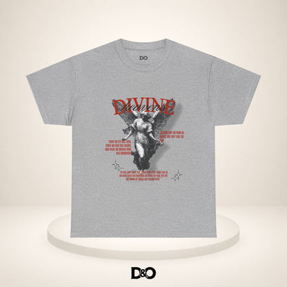 T-shirt graphique Ange Divin — T-shirt style statue vintage