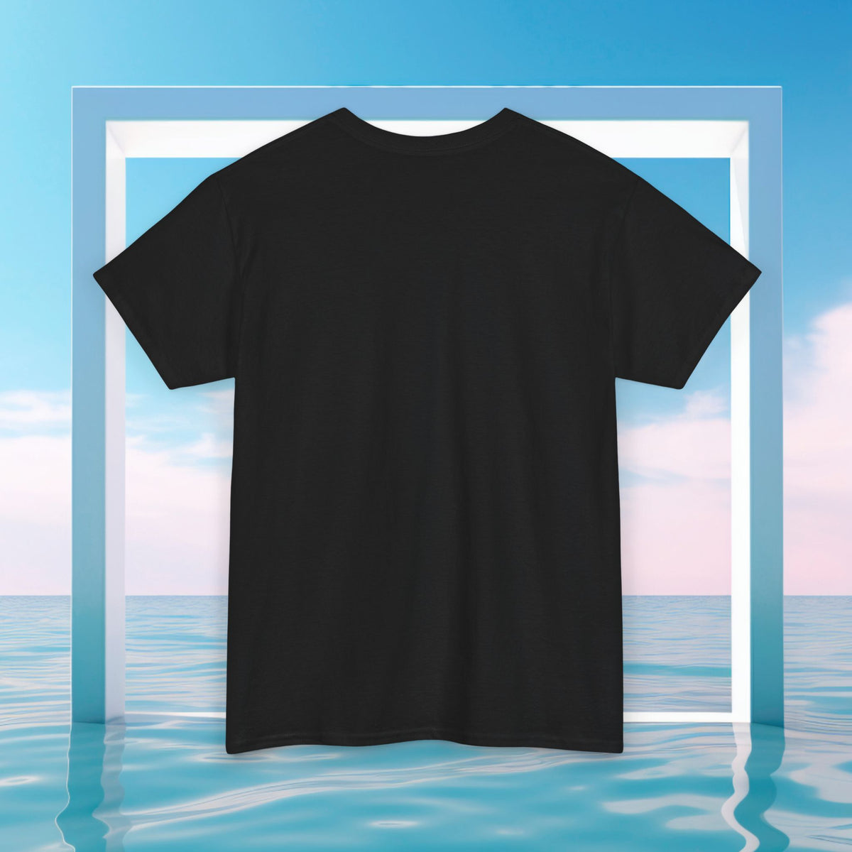 Summer Palm Graphic Tee — "Living Easy Somewhere" Cotton T‑Shirt
