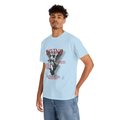 T-shirt graphique Ange Divin — T-shirt style statue vintage