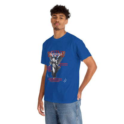 T-shirt graphique Ange Divin — T-shirt style statue vintage