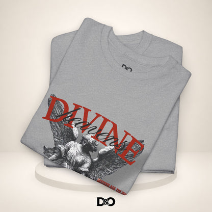 T-shirt graphique Ange Divin — T-shirt style statue vintage