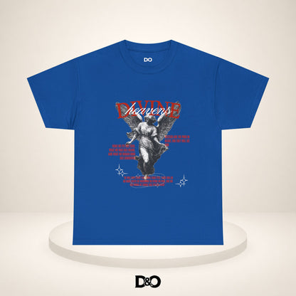 T-shirt graphique Ange Divin — T-shirt style statue vintage