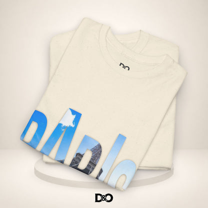 Paris Photo-Print Tee — Skyline Lettering Travel T-Shirt