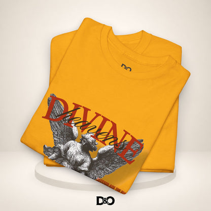 T-shirt graphique Ange Divin — T-shirt style statue vintage