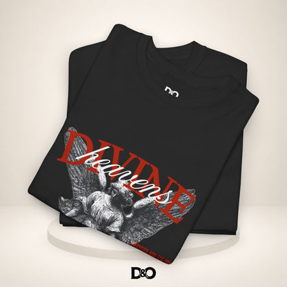 T-shirt graphique Ange Divin — T-shirt style statue vintage