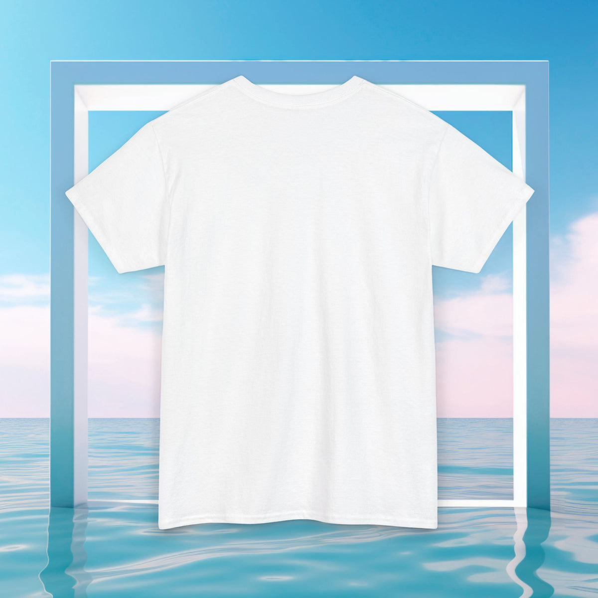 Summer Palm Graphic Tee — "Living Easy Somewhere" Cotton T‑Shirt