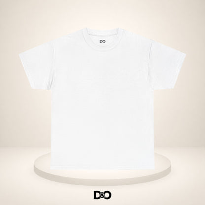 Flights Over Feelings Tee — Feminine Script Floral Backprint T‑Shirt