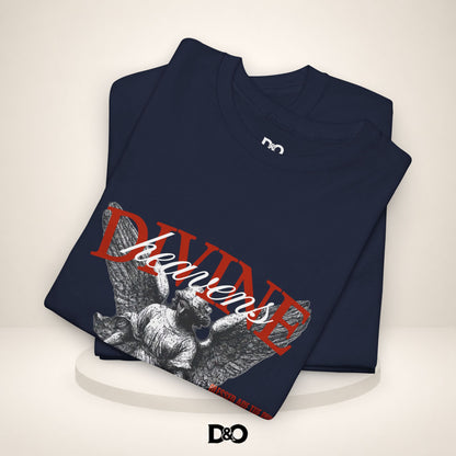 T-shirt graphique Ange Divin — T-shirt style statue vintage