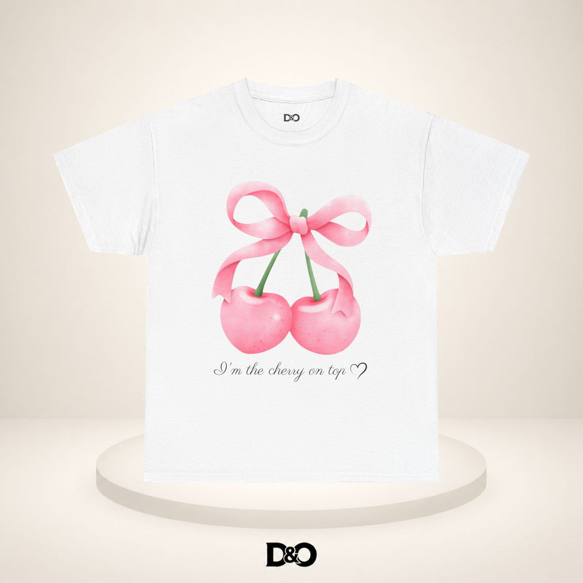 T-shirt Cerise sur le gâteau — T-shirt à motif « Je suis la cerise sur le gâteau »
