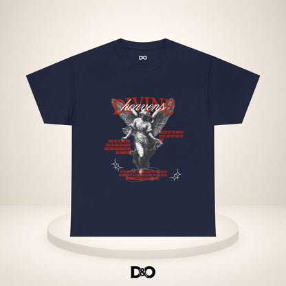 T-shirt graphique Ange Divin — T-shirt style statue vintage