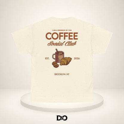Coffee Social Club Tee — "I Am a Member of the Coffee Social Club" Graphic T‑Shirt
