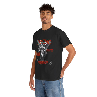 T-shirt graphique Ange Divin — T-shirt style statue vintage