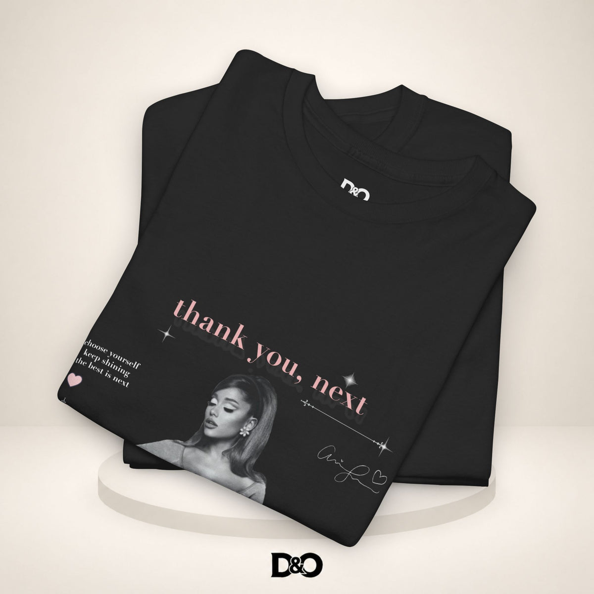 Danke, Nächster Tee — Ariana Retro Foto Grafik T-Shirt