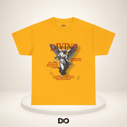 T-shirt graphique Ange Divin — T-shirt style statue vintage