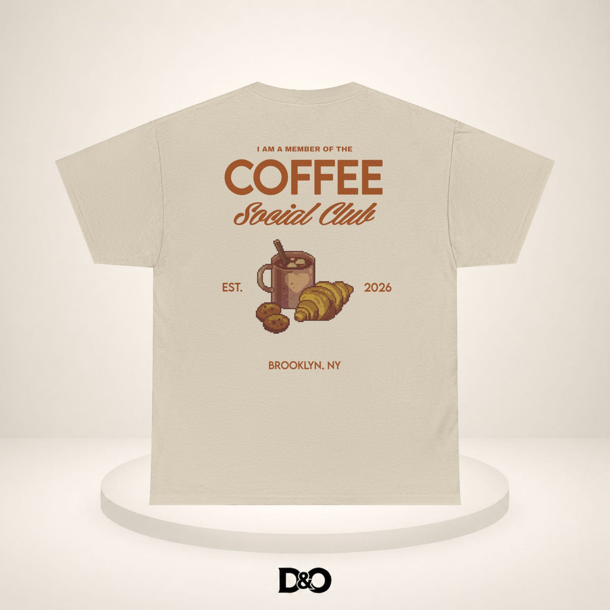 Coffee Social Club Tee — "I Am a Member of the Coffee Social Club" Graphic T‑Shirt