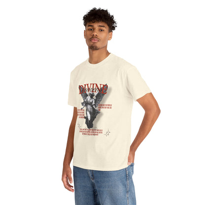 T-shirt graphique Ange Divin — T-shirt style statue vintage